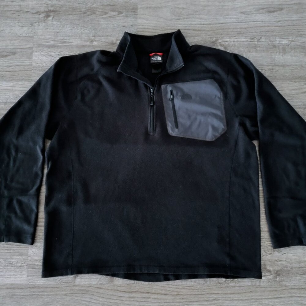 The North Face Fleece Quarter-Zip Pullover Sweatshirt - Men's Extra Large - XL